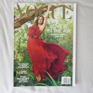 Vogue magazine December 2022 featuring Jennifer Lopez